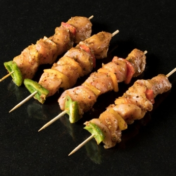 Black Garlic Chicken Kebabs