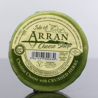 Arran Cheddar With Crushed Herbs