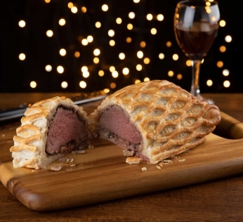 Our Signature Beef Wellington.