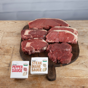 Steak & Sauce Selection Box