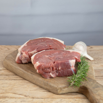 2 Centre Cut Lamb Leg Steaks