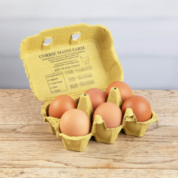 6 Corrie Mains Free Range Eggs