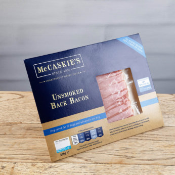 200g Unsmoked Dry Cure Back Bacon