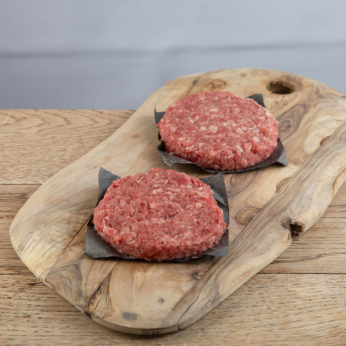 2 Aberdeen Angus 1/4lb Steak Burgers