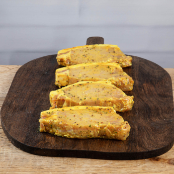 4 Honey & Mustard Pork Steaks