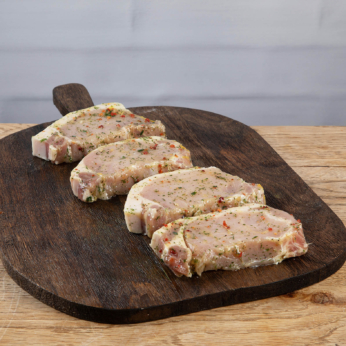 4 Really Garlicky Pork Steaks