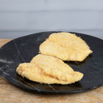 2 Breaded Chicken Steaks