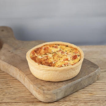 Individual Cheese & Tomato Quiche