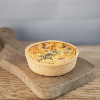 Individual Cheese & Ham Quiche