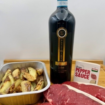 Steak & Wine Dinner for 2