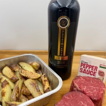 Steak & Wine Dinner for 2