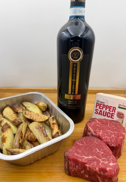 Steak & Wine Dinner for 2