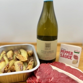 Steak & Wine Dinner for 2