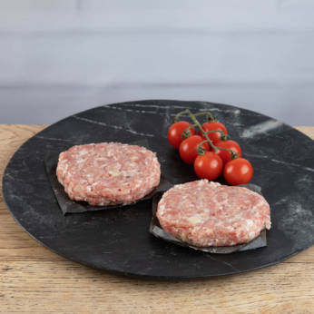 2 Pork & Apple Burgers